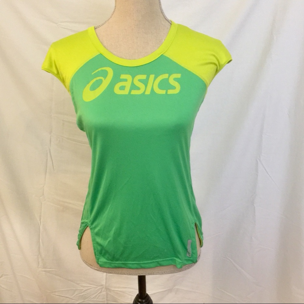 Asics Green Activewear Top size XS